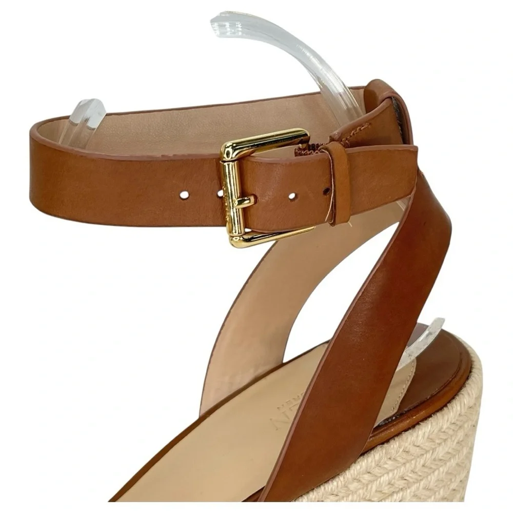 Lauren Ralph Lauren Hilarie Leather Womens Sandals Size 9.5M - Picture 6 of 13